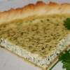 tarte au carrã© frais et aux herbes fraã®ches christellemilesi 300