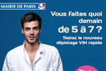 Un centre de d&eacute;pistage rapide du sida &agrave; Paris