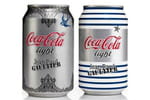 Jean Paul Gaultier rhabille les canettes Coca-Cola light