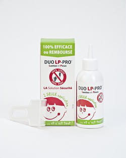 lotion traitante duo lp-pro, 150 ml 15 euros. dès 6 mois.