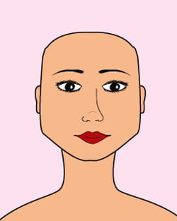 le visage carré