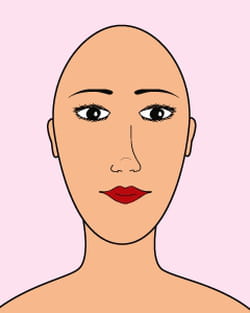 le visage allong