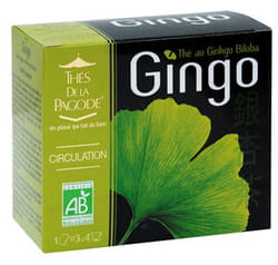 thé vert au ginkgo biloba.