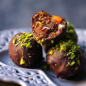 bouchées gourmandes aux fruits secs 