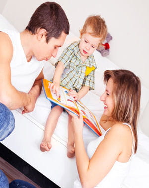 parlez anglais à votre bébé.