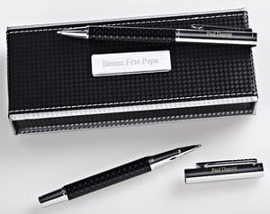 la parure de stylos gravée 