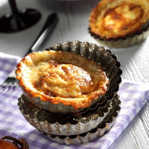 tartelettes fondantes à la morteau et au comté