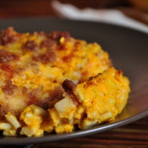 gratin de crozets à la courge