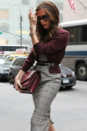 victoria beckham faisant du shooping à new york, le 15 février 2012