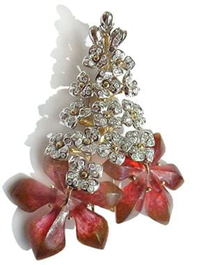 broche 'fleur de marronnier' de marchak
