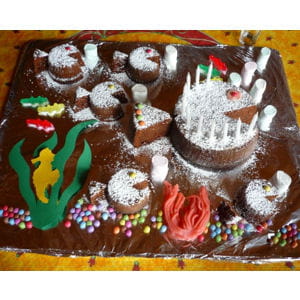 un gâteau pour les fans de nutella.