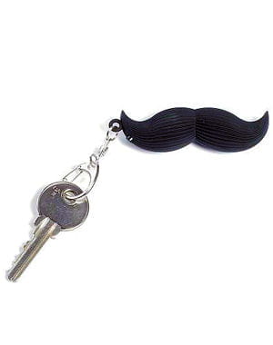 un porte-clé spécial pour les papas moustachus.