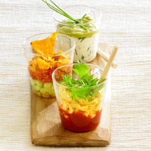 trio de verrines mexicaines