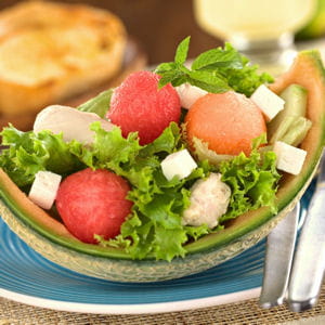 melon et pastèque
