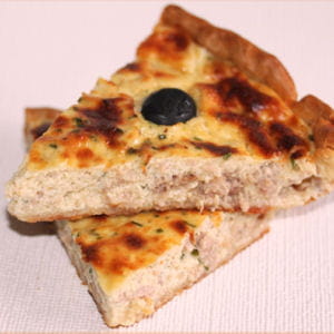 quiche crémeuse au thon 