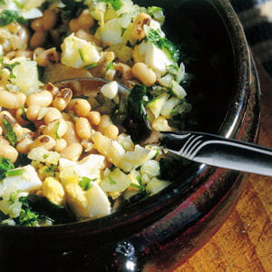 salade de haricots-princes (salada de feijão frade)