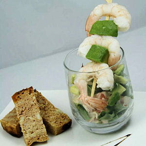 cocktail avocat-crabe