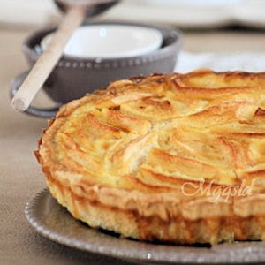 tarte normande vanillée aux pommes 