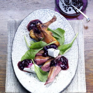 magrets de canard sauvage et salade de pousses