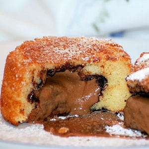 mini gâteau au yaourt au coeur gourmand 