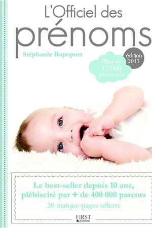 l'officiel des prénoms de stéphanie rapoport-edition 2013. 