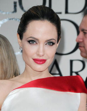 angelina jolie à los angeles lors de la 69ème édition des golden globe awards.