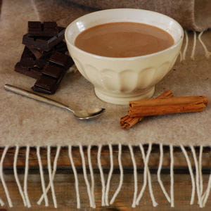 un chocolat chaud, réconfortant à souhait