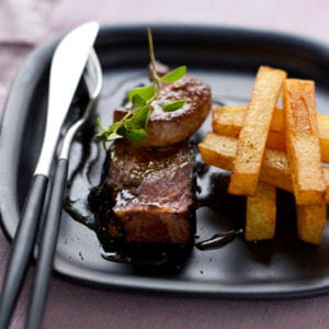joues de bœuf de chalosse façon rossini