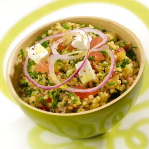 taboulé au chabichou du poitou aop et herbes fraîches