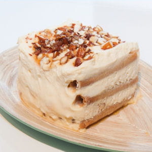 tiramisu amaretto et amandes caramélisées