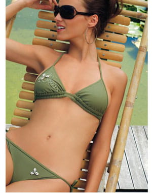 maillot de bain kaki de billet doux