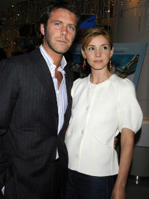 Clotilde Courau couple