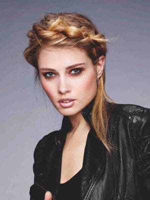 coiffure tresse rock