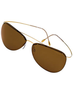 lunettes de soleil 'pilote' de silhouette