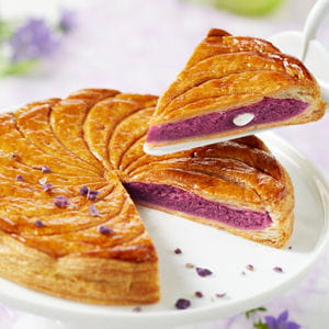 galette des rois crème violette-amande