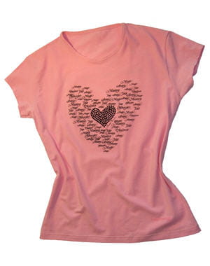 le tee-shirt de chantal thomass pour mécénat chirurgie cardique