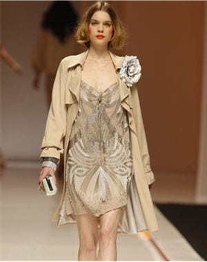 robe à paillettes de mango 