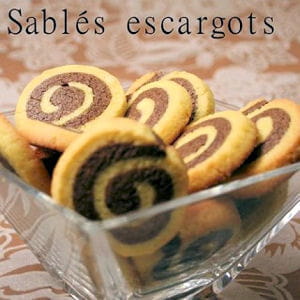 sablés escargots 