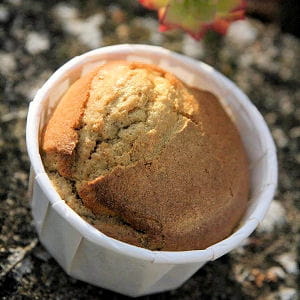 muffins dorés à la châtaigne