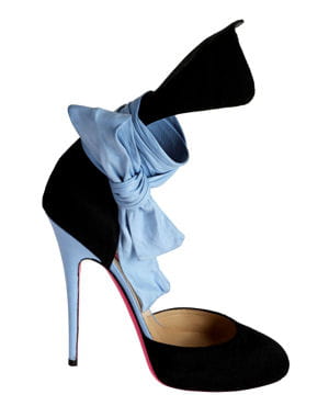 les escarpins 'denim' d'ungaro