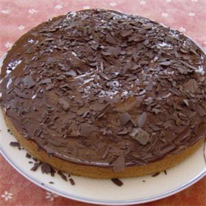 gâteau au chocolat sans œufs.