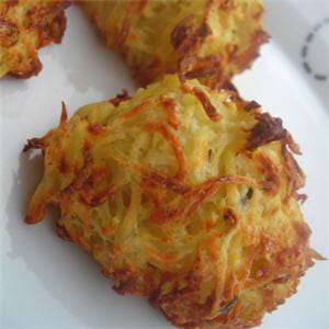 galettes de pommes de terre et parmesan