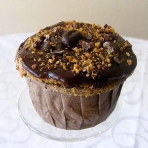 cupcakes au chocolat, pralin et café