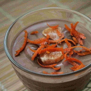 mousse lightissime chocolat, café, clémentine (sans oeufs)