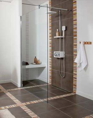 paroi de douche 'elisée' de leroy merlin