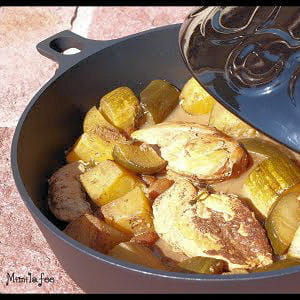 tajine de courgettes au poulet