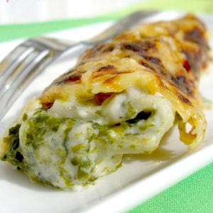 cannellonis ricotta-épinard