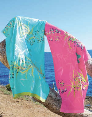 draps de plage 'vanda' d'yves delorme