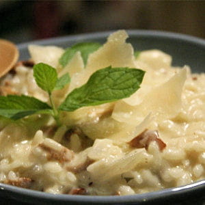 risotto aux champignons 