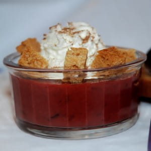 compote de quetsches au pain d'épices 
